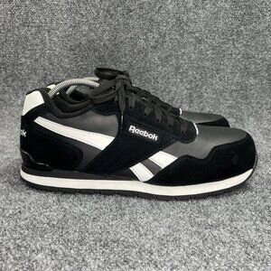 Reebok Harman Work Shoes Men's Size 12 Black Suede Retro Compostite Toe Safety